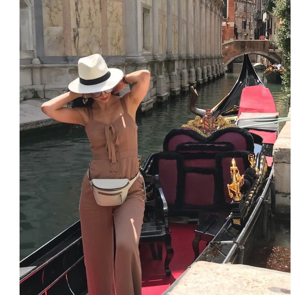 BCBG Pants - {BCBG} ✨Jumpsuit Pants Romper LACED Beige Brown